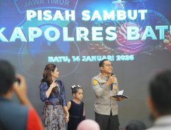 Pisah Sambut Kapolres Batu, Tongkat Estafet Kepemimpinan Demi Keamanan Kota Wisata
