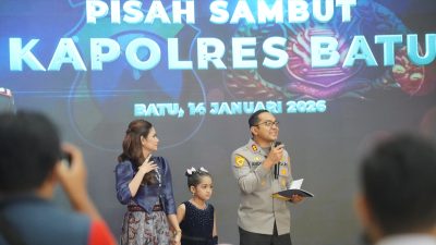 Pisah Sambut Kapolres Batu, Tongkat Estafet Kepemimpinan Demi Keamanan Kota Wisata