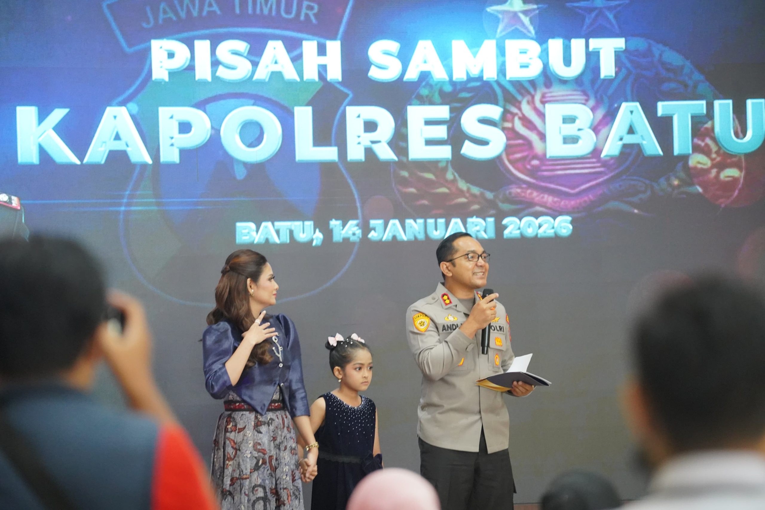 Pisah Sambut Kapolres Batu, Tongkat Estafet Kepemimpinan Demi Keamanan Kota Wisata