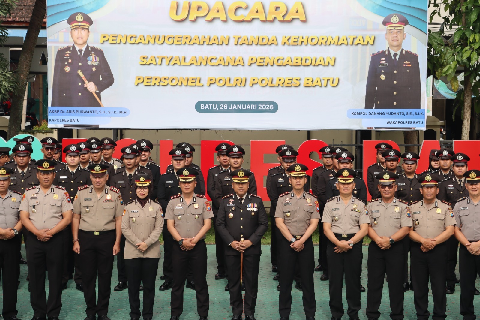 Kapolres Batu : Satyalencana Pengabdian Bukti Loyalitas dan Dedikasi Tanpa Cela