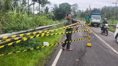 Longsor di Ngantang Tutup Separuh Jalur Malang–Kediri, Pengendara Diminta Tingkatkan Kewaspadaan