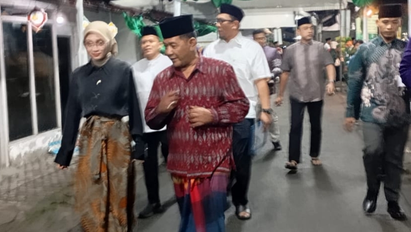Mujahadah Kubro Gelombang I di Bandar Kidul Tarik Ribuan Jamaah, Mojoroto Dipenuhi Lantunan Dzikir