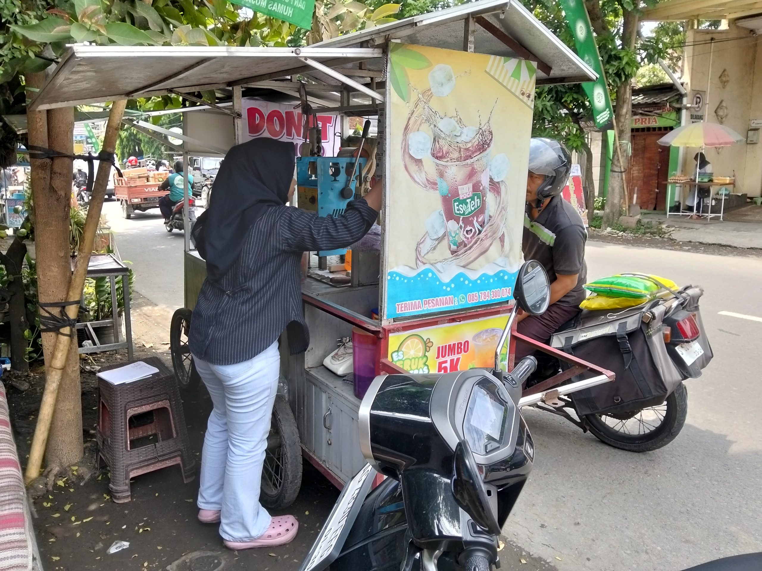 Mujahadah Kubro Kedunglo Dongkrak Ekonomi Warga, Ribuan Jamaah Serbu Lapak Pedagang
