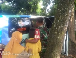 Seorang ODGJ Mengamuk di Kelurahan Tempurejo, Ini yang Dilakukan Babinsa Koramil Pesantren