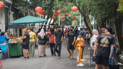 CFD Kopi Pecinan Kelurahan Pakelan Kota Kediri Kian Ramai, Jadi Titik Singgah Favorit Warga Kediri di Minggu Pagi