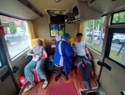 PMI Kota Kediri Gelar Donor Darah di Pusat Kota, Koordinator ODD Terlibat Langsung