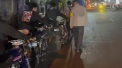 Polsek Babat Amankan 11 Motor Berknalpot Brong Saat KRYD Malam Hari