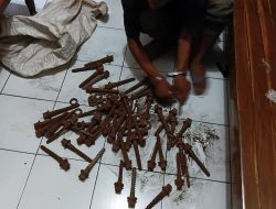 Identitas Pencuri Baut Rel Kereta Terungkap, Pendatang Asal Kalimantan Ditangkap, Satu Pelaku Masih Buron