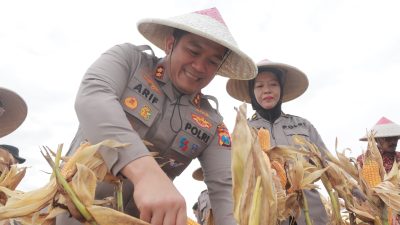 Dukung Swasembada Pangan Nasional, Polres Blitar Raih Penghargaan Presiden