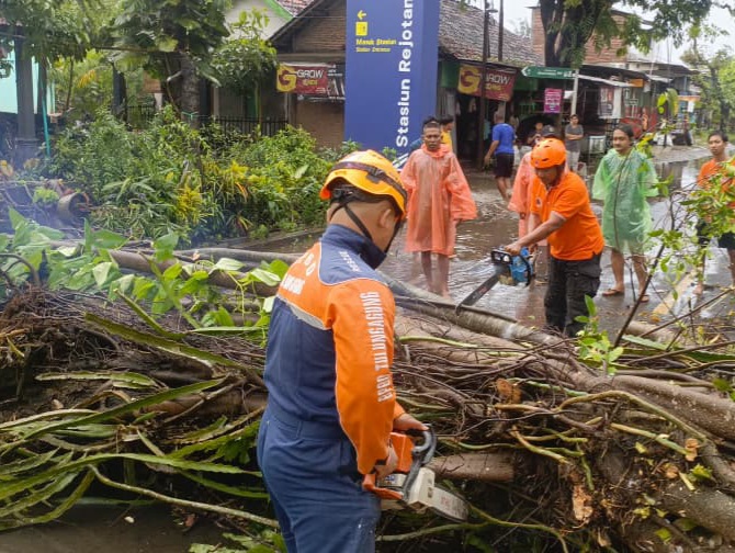Angin Kencang Landa Tulungagung, 34 Rumah Warga dan Satu Bangunan BUMDes Mengalami Kerusakan