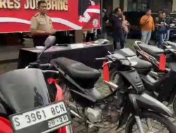 Dua Bulan Terakhir, Polres Jombang Ungkap 32 Kasus Curanmor, 17 Pelaku Diamankan