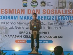 Dukung Program MBG, Polres Kediri Kota Resmikan Satuan Pelayanan Pemenuhan Gizi
