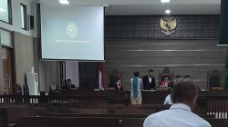 Sidang gugatan class action yang diajukan puluhan warga Kelurahan Pojok, Kota Kediri.