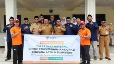 BAZNAS Jombang Salurkan Bantuan Kemanusiaan Rp1,1 Miliar ke Sumatera dan Aceh