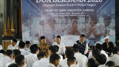 Ribuan Siswa Kelas Akhir di Jombang Ikuti Doa Bersama Sambut Ujian dan Seleksi Perguruan Tinggi