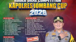 Salurkan Hobi Balap Anak Muda, Kapolres Jombang Dukung Gelaran Rookie Drag Competition 2026