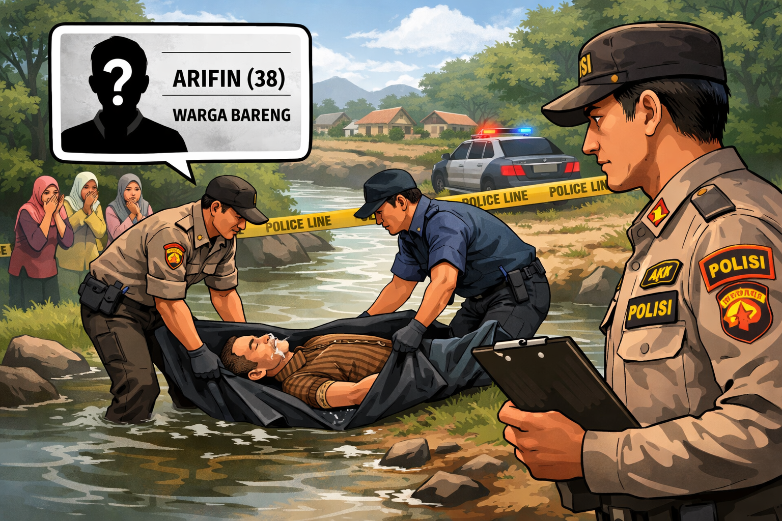 Identitas Jasad di Kali Pancir Terungkap, Korban Warga Bareng Jombang