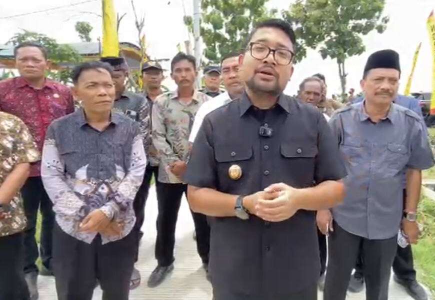 Resmikan Jalan Desa Rowomarto, Wabup Nganjuk Optimistis Perbaiki Hampir 100 Kilometer Jalan di 2026