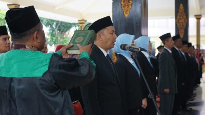 Awal 2026, Bupati Jombang Lantik 84 Pejabat, Tekankan Kompetensi dan Integritas