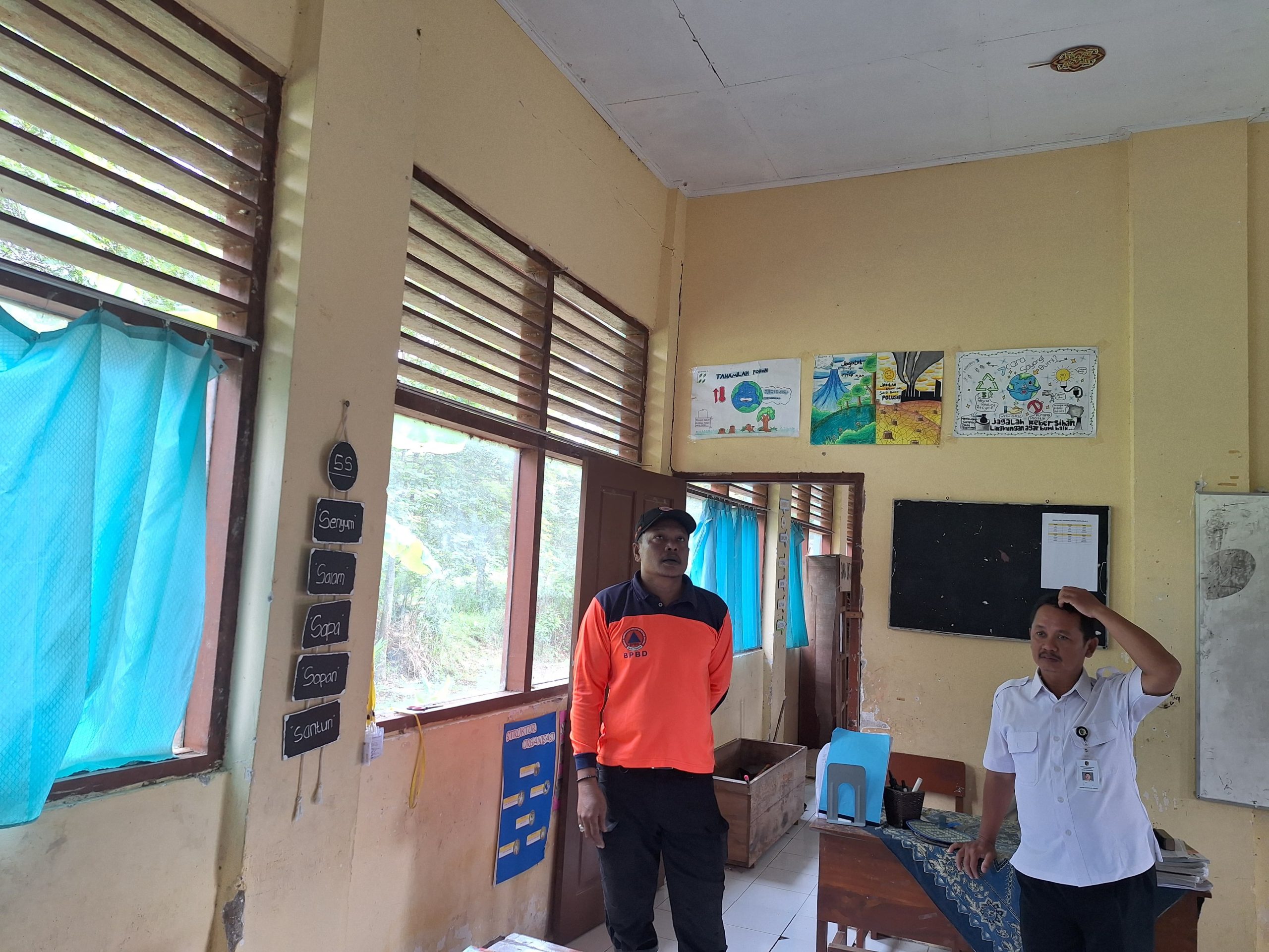 Gempa Pacitan Magnitudo 5,5 Berdampak ke Tulungagung, Tiga Kelas SDN Talunkulon Alami Kerusakan Ringan