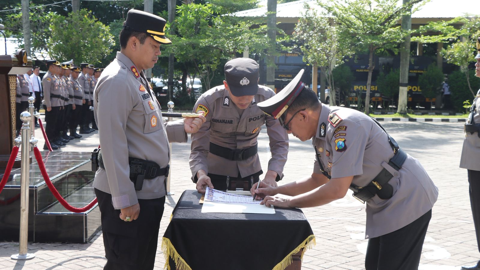 Dua Perwira Polres Nganjuk Dimutasi, Berikut Pejabat Penggantinya