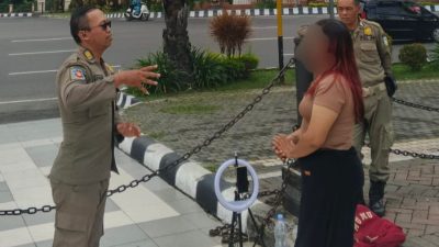 Diduga Minta Saweran Saat Live TikTok, Aktivitas Konten Kreator Perempuan di SLG Dihentikan Satpol PP