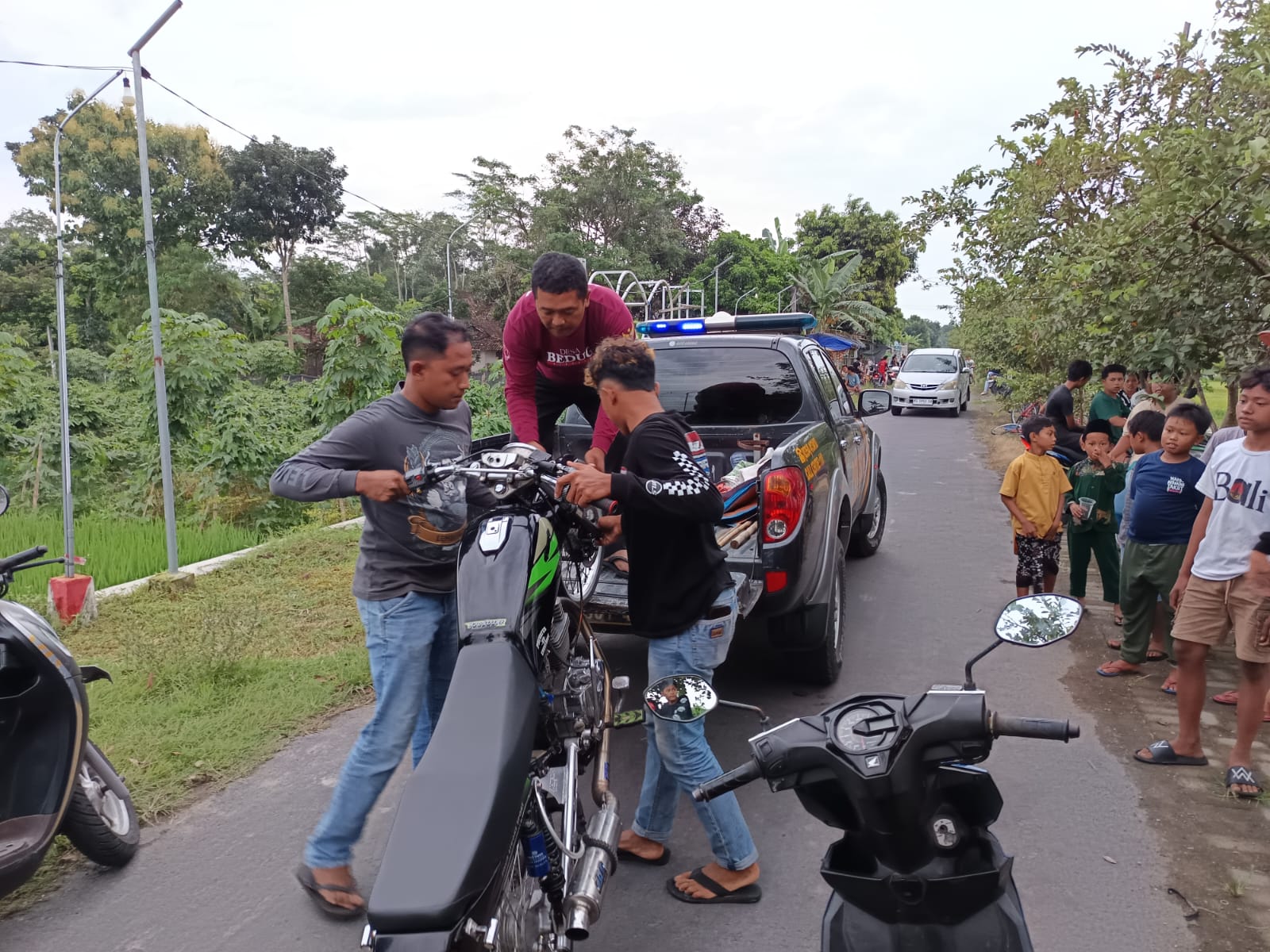 Polisi Bubarkan Aksi Balap Liar di Ringinrejo, Dua Sepeda Motor Diamankan