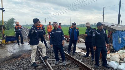 Tim DJKA dan Dishub Kabupaten Kediri Tinjau Lokasi Rencana Pembangunan Underpass