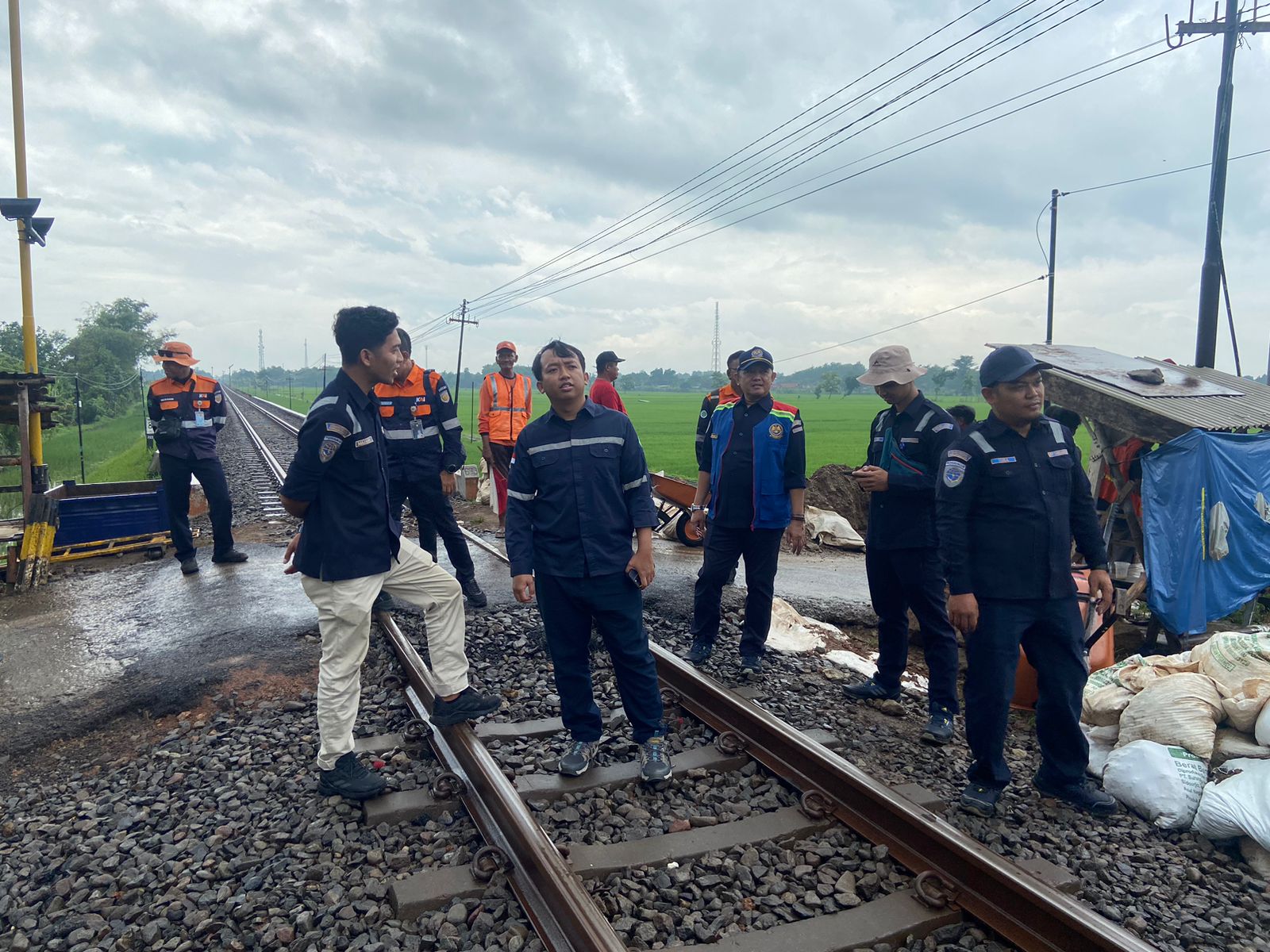 Tim DJKA dan Dishub Kabupaten Kediri Tinjau Lokasi Rencana Pembangunan Underpass
