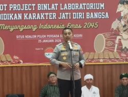Kapolres Kediri Resmikan Pilot Project Laboratorium Pendidikan Karakter Jati Diri Bangsa