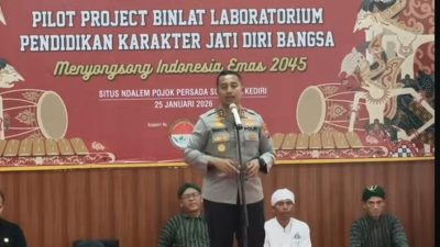 Kapolres Kediri Resmikan Pilot Project Laboratorium Pendidikan Karakter Jati Diri Bangsa