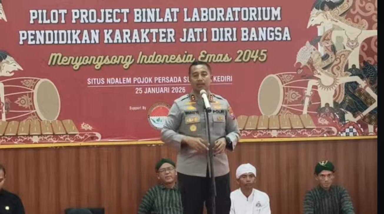 Kapolres Kediri Resmikan Pilot Project Laboratorium Pendidikan Karakter Jati Diri Bangsa