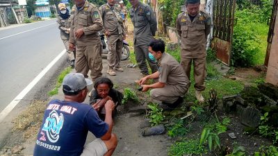 Satpol PP Kabupaten Kediri Amankan Nenek Terlantar di Wilayah Tarokan