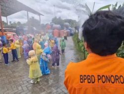 BPBD Ponorogo Edukasi Siswa PAUD tentang Kesiapsiagaan Bencana Sejak Dini