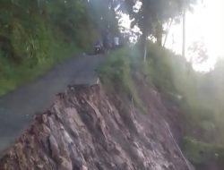 Akses Jalan Utama Desa Rejosari Putus Akibat Longsor, Aktivitas Warga dan Pelajar Terganggu