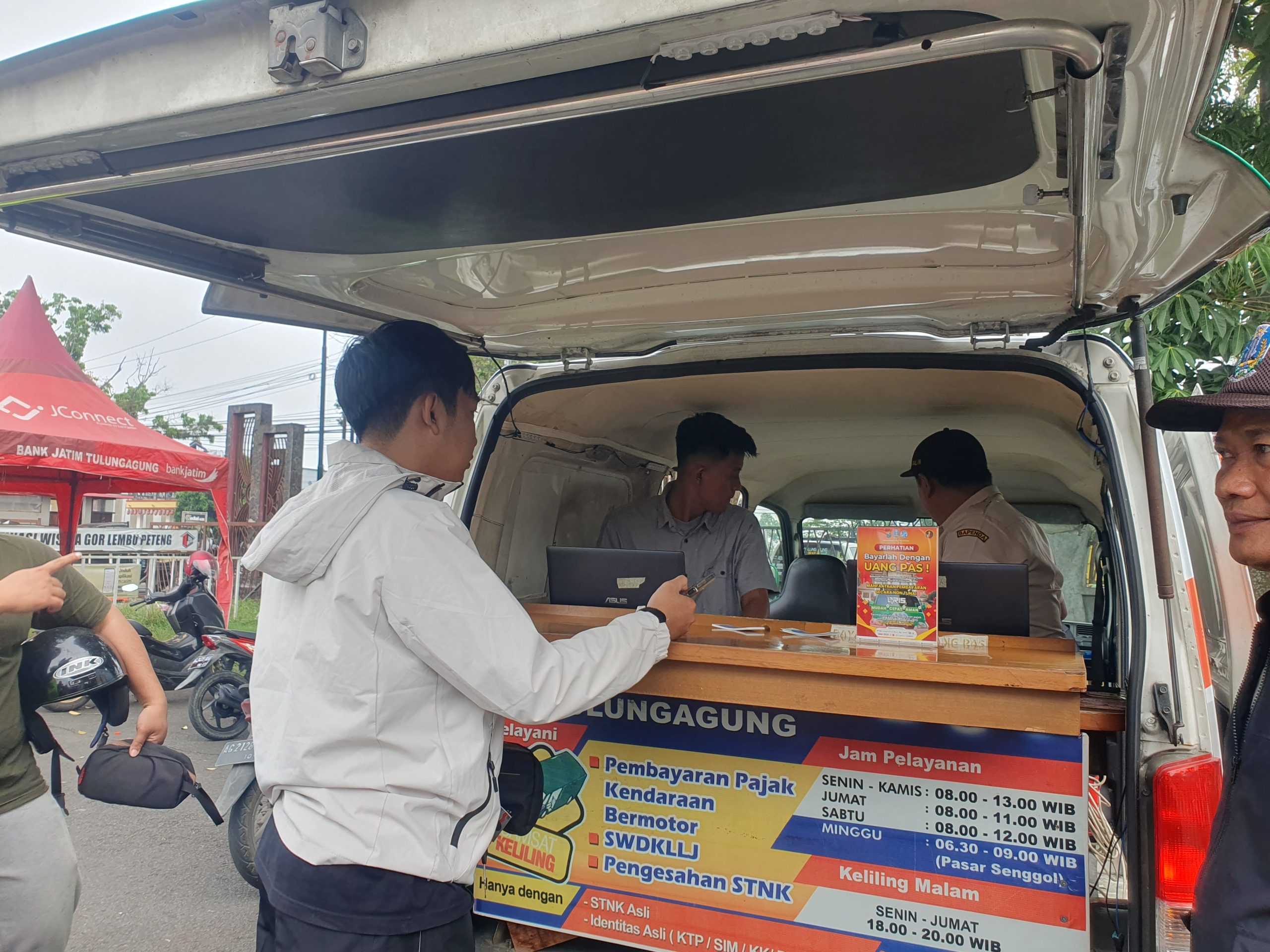 Operasi PKB Terpadu di Tulungagung, Lebih dari 40 Kendaraan Terjaring Tunggakan Pajak