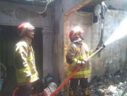 Rumah Terbakar di Kauman Tulungagung, Anak Disabilitas Mental Sempat Terkunci di Dalam
