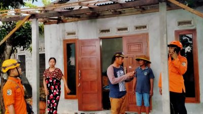 Puting Beliung Terjang Rejotangan, 41 Rumah Warga Tulungagung Alami Kerusakan