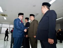 Lantik Lima Pejabat, Mas Dhito Dorong Pengisian Segera Jabatan Kadis Definitif