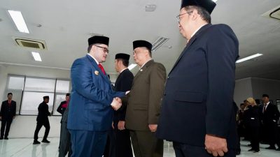 Lantik Lima Pejabat, Mas Dhito Dorong Pengisian Segera Jabatan Kadis Definitif