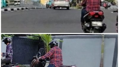 Berkendara Motor ke Kantor, Kadisbudpar Kediri Rasakan Suasana Pagi Kota yang Makin Rapi