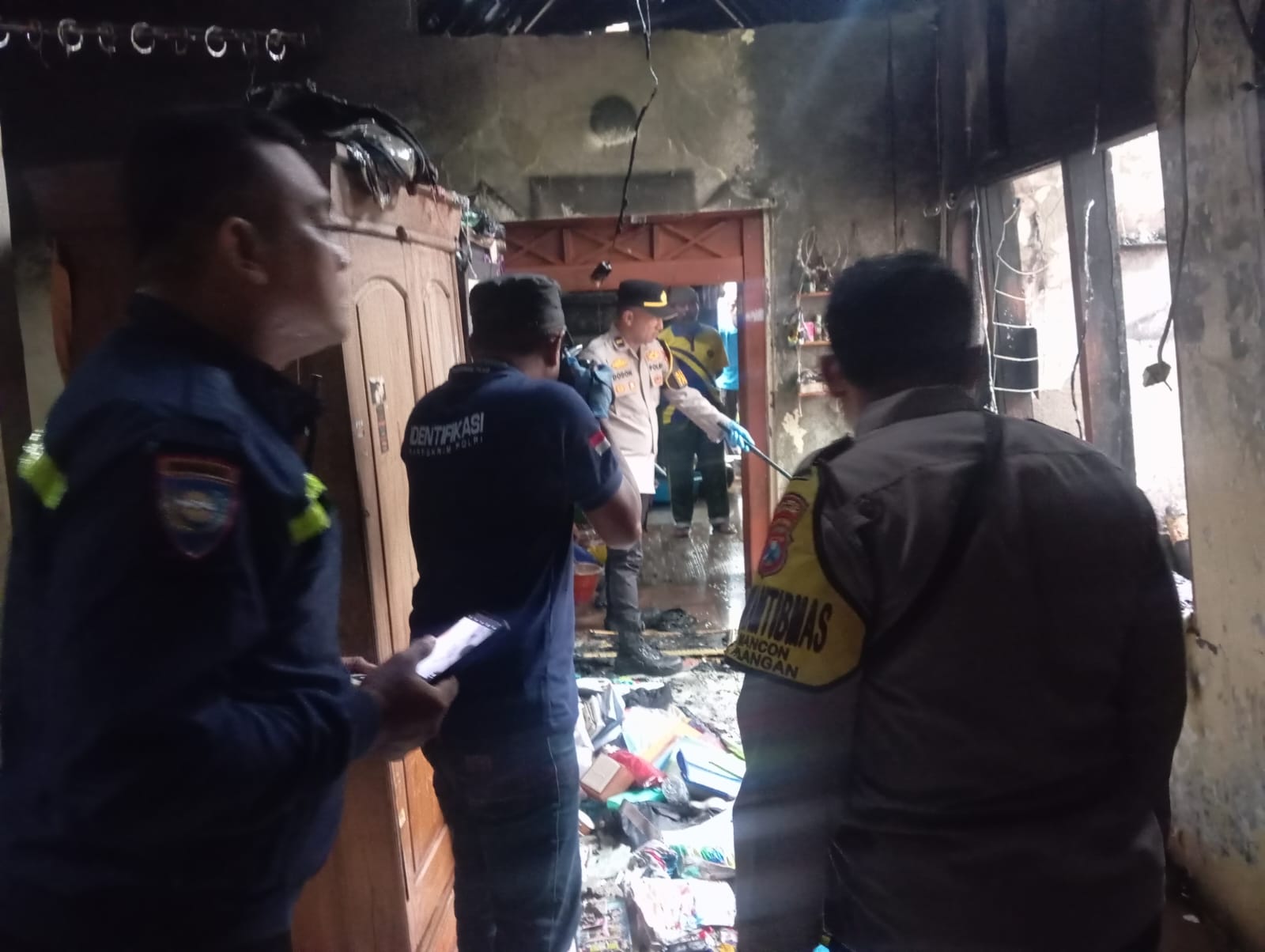 Didahului Suara Ledakan, Kebakaran Rumah di Wilangan Nganjuk Tewaskan Pasutri