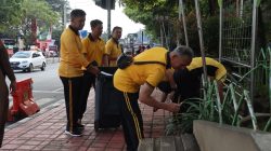 Kolaborasi Polres Batu dan Pemkot Gelar Kerja Bakti Massal di Alun-Alun, Wujudkan Gerakan “Indonesia ASRI”