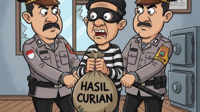 Bobol Brankas Logam Mulia Rp168 Juta, Dua Pemuda Junrejo Ditangkap Polres Batu