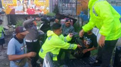 Diduga Rem Blong, Truk Tabrak Empat Kendaraan di Jalan Pattimura Kota Batu