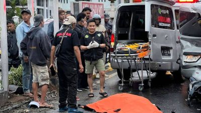 Anggota Polres Batu Terluka dalam Laka Beruntun di Jalan Pattimura, Dirawat di RS Hasta Brata