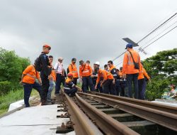 PT KAI Daop 8 Surabaya Mitigasi Bencana dan Cek Lintas di Malang Jelang Angkutan Lebaran 2026