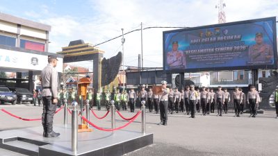 Dorong Kepatuhan Berlalu Lintas, 92 Personel Polres Lamongan Dikerahkan dalam Operasi Keselamatan Semeru 2026