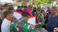 Suasana Haru Iringi Pemakaman Praka Mar Dicky, Prajurit Lamongan Korban Longsor Cisarua