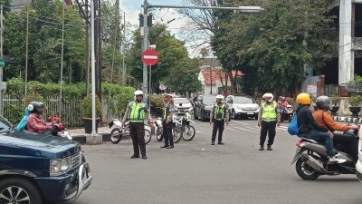 Satlantas Polres Kediri Kota Intensifkan Patroli Selama Libur Panjang